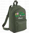 Load image into Gallery viewer, Embroidered Tractor and Farm Animals Backpack

