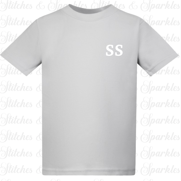 Embroidered Initial T-shirt
