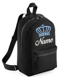 Load image into Gallery viewer, Embroidered Crown Backpack
