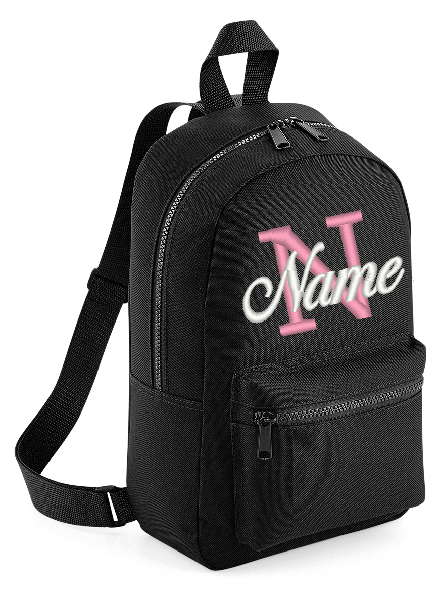 Embroidered Backpack - Initial & Name