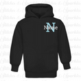 Load image into Gallery viewer, Embroidered Pull on Hoodie - Initial & Name Design
