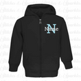 Load image into Gallery viewer, Embroidered Zip Up Hoodie Jacket - Initial & Name
