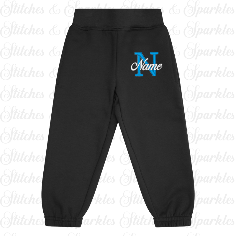 Embroidered Joggers - Initial & Name