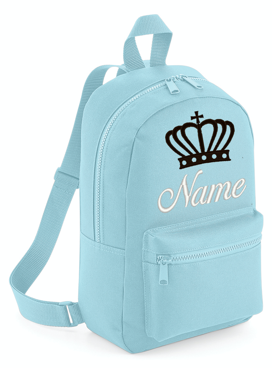 Embroidered Crown Backpack