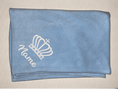 Load image into Gallery viewer, Embroidered Crown Fleece Blanket
