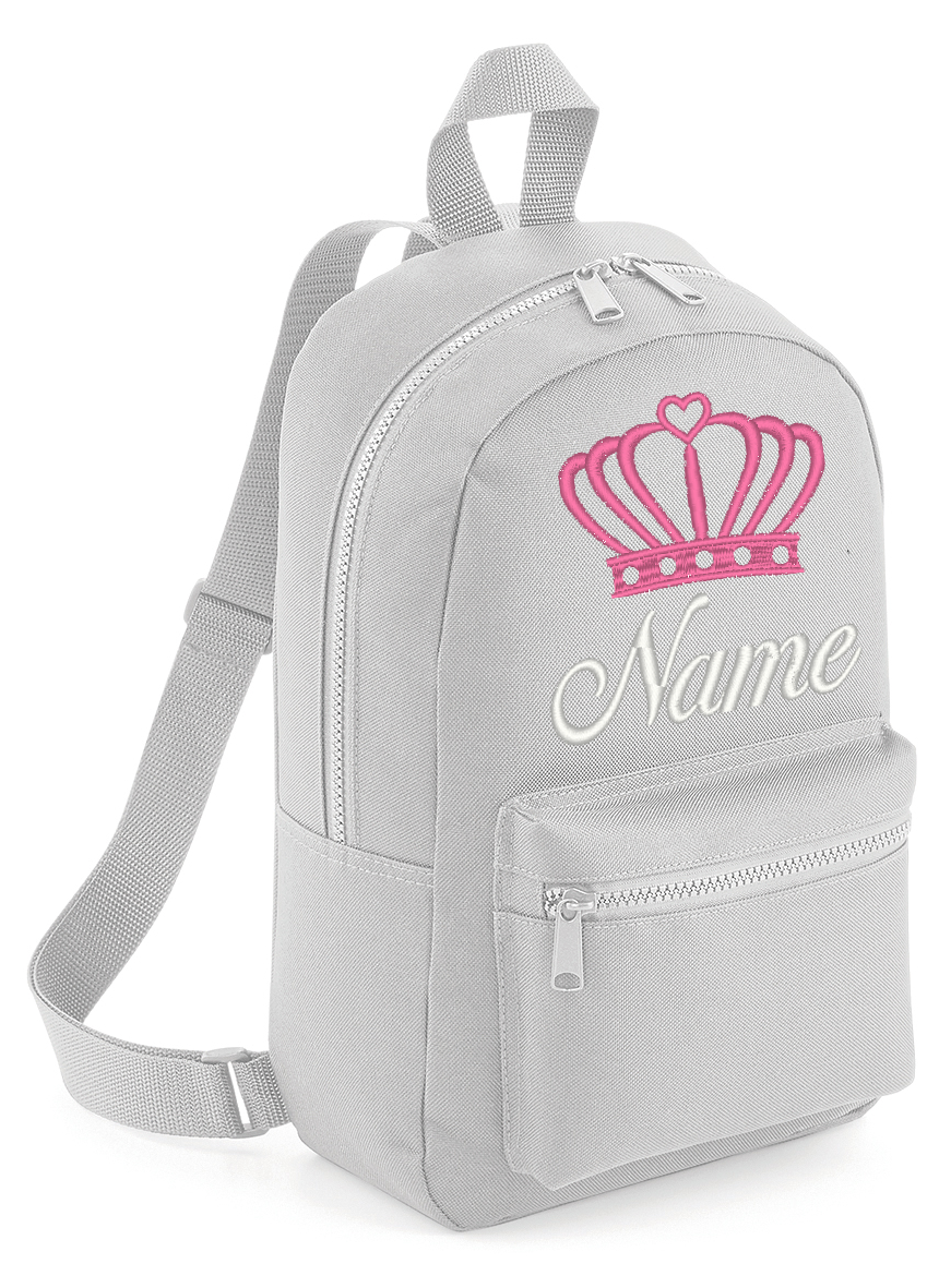 Embroidered Crown Backpack