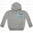 Load image into Gallery viewer, Embroidered Pull on Hoodie - Initial & Name Design
