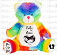 Load image into Gallery viewer, Baby Announcement Scan Photo Teddy
