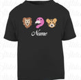 Load image into Gallery viewer, Embroidered Safari Animals T-shirt
