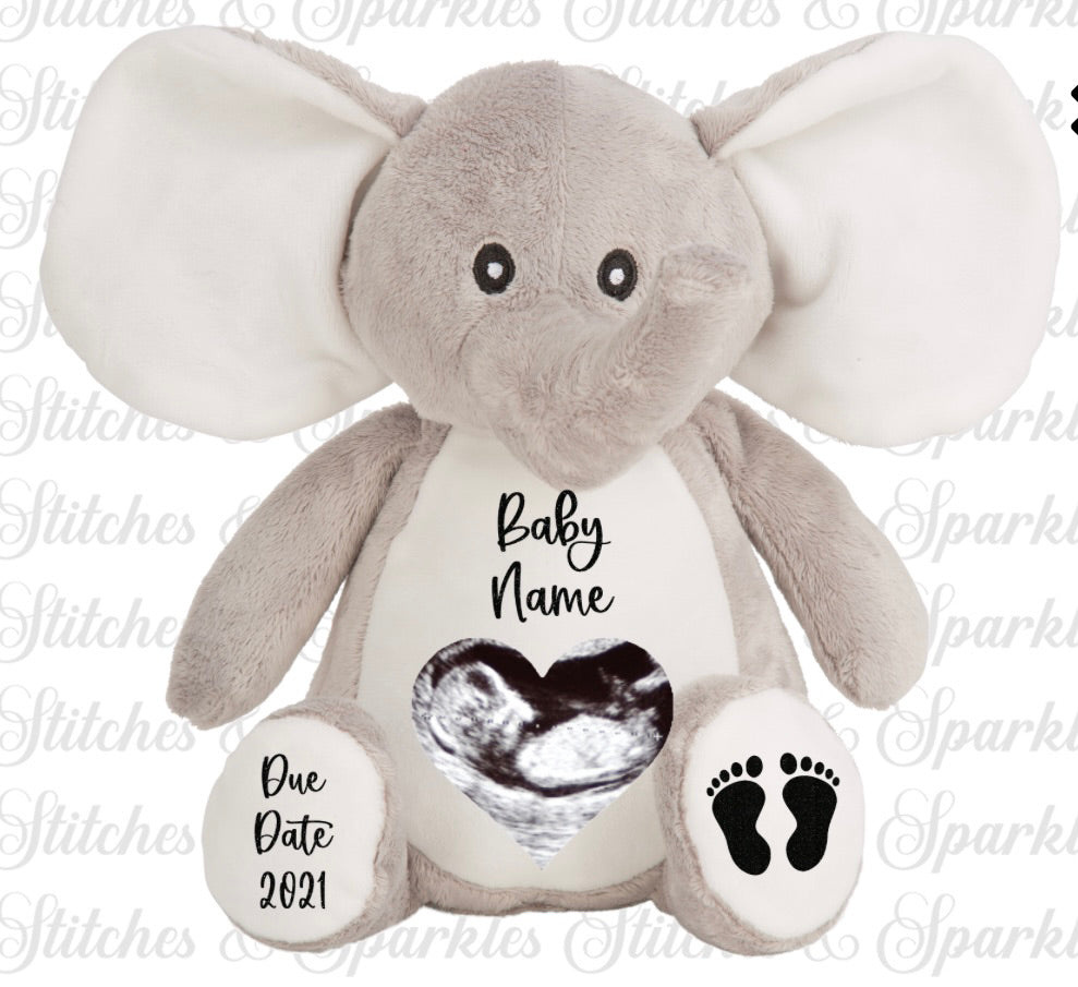 Baby announcement cheap stuffed animal