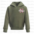 Load image into Gallery viewer, Embroidered Pull on Hoodie - Initial & Name Design
