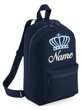 Load image into Gallery viewer, Embroidered Crown Backpack
