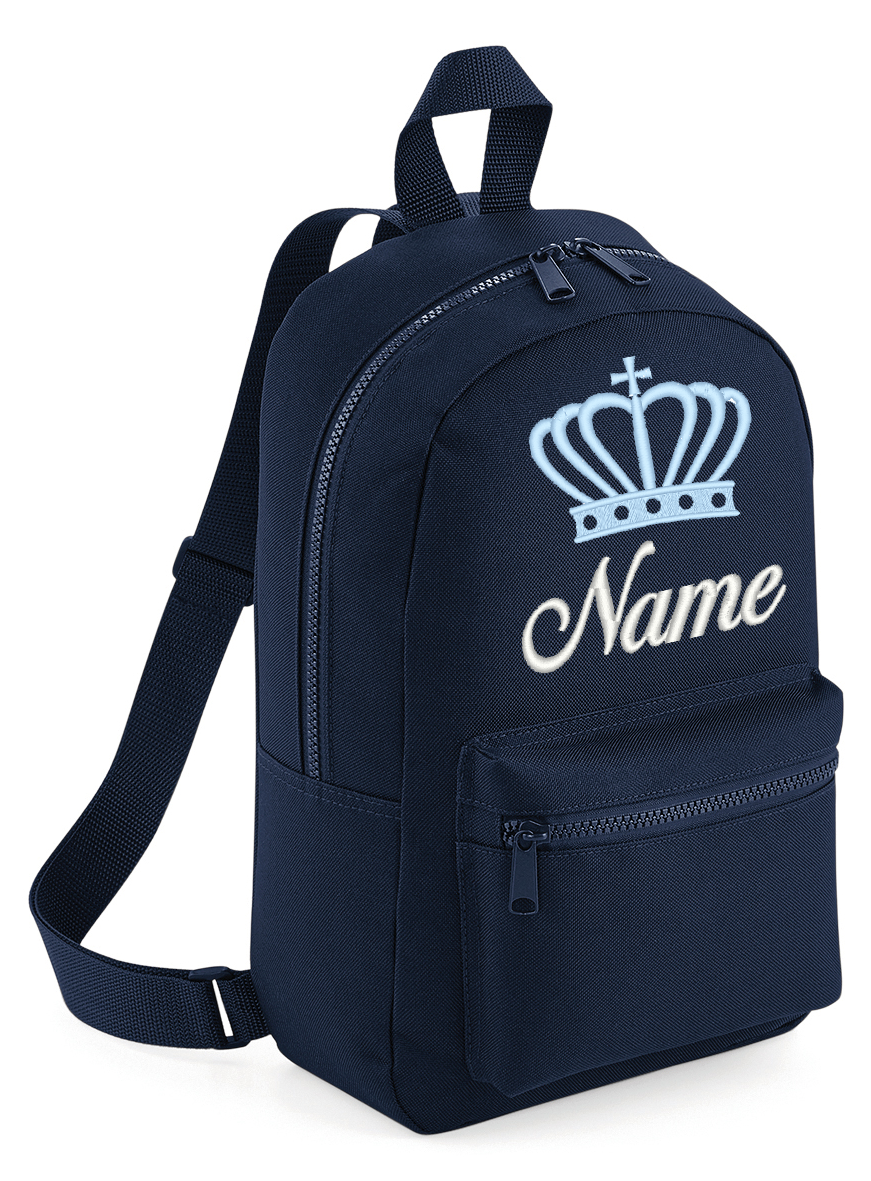 Embroidered Crown Backpack