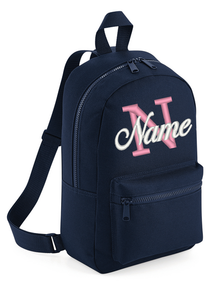 Embroidered Backpack - Initial & Name