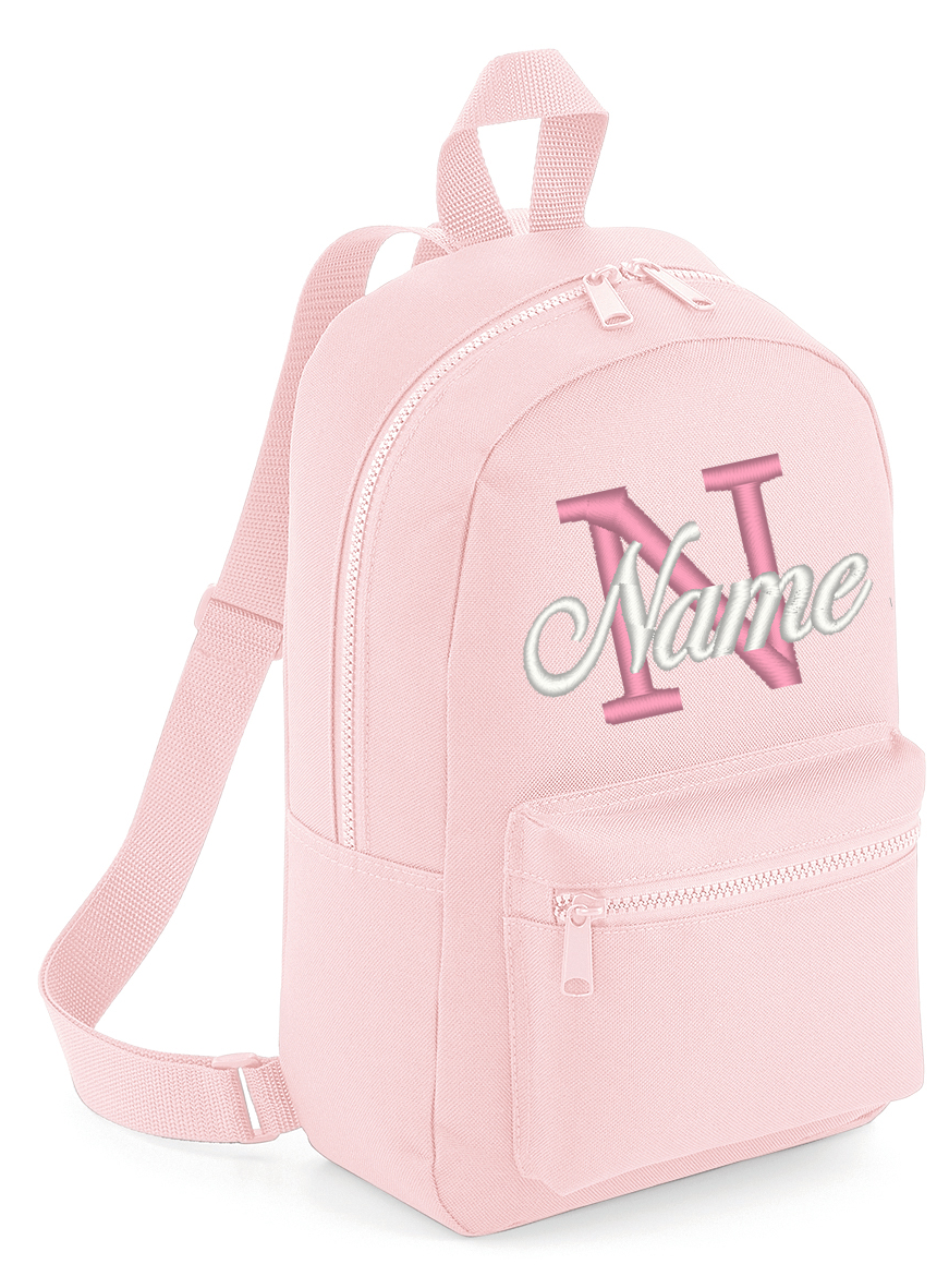 Embroidered Backpack - Initial & Name