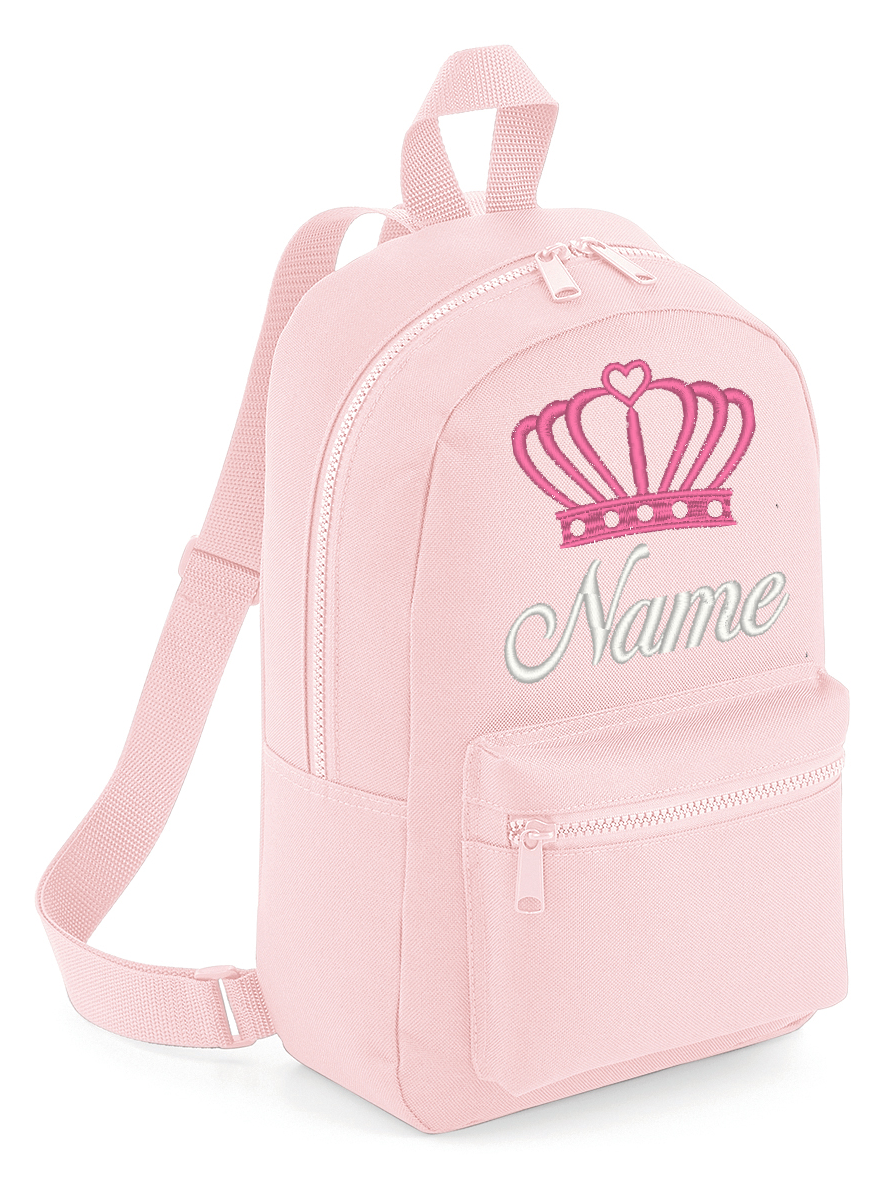 Embroidered Crown Backpack