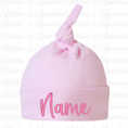 Load image into Gallery viewer, Embroidered Knotted Baby Hats
