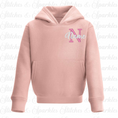 Load image into Gallery viewer, Embroidered Pull on Hoodie - Initial & Name Design

