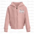 Load image into Gallery viewer, Embroidered Zip Up Hoodie Jacket - Initial & Name

