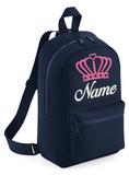 Load image into Gallery viewer, Embroidered Crown Backpack
