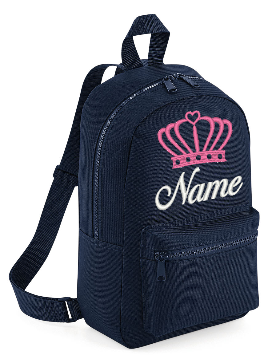 Embroidered Crown Backpack