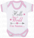 Load image into Gallery viewer, Hello World... Baby Announcment Vest
