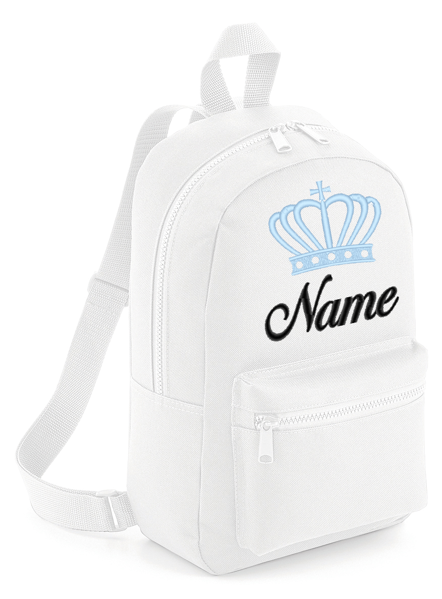 Embroidered Crown Backpack